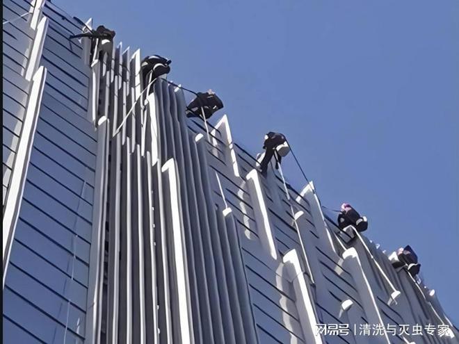 东莞园区高空外墙清洗流程(图2)