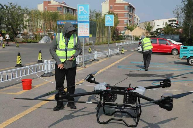 “空中保洁员”上岗了——东营航飞以科技破题为低空经济添新翼(图2)