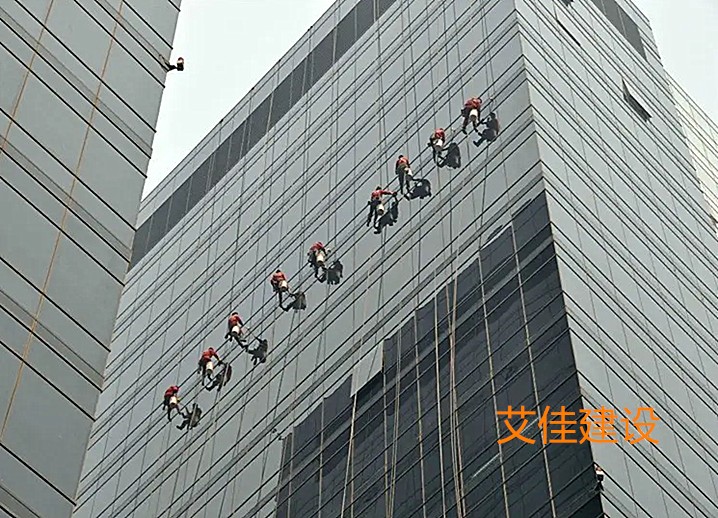 福州外墙清洗公司外墙清洗高空清洁操作规程(图3)